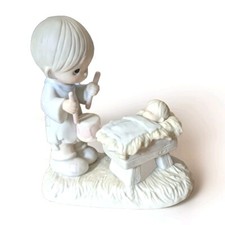 Vintage Precious Moments 1982 "I'll Play My Drum for Him" #E-2356 W/O BOX Vintage Precious Moments 1982 "I'll Play My Drum for Him" #E-2356 W/O BOX