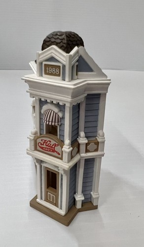 Hallmark Keepsakes 1988 HALL BRO'S CARD SHOP Casas y tiendas nostálgicas #5 - Imagen 6 de 7
