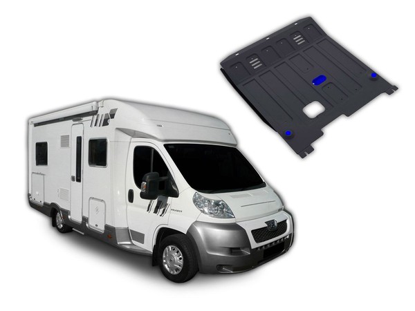 Unterfahrschutz Motor + Getriebeschutz Stahl FüR Peugeot Boxer Wohnwagen 2006-14-image