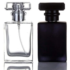 2pcs 30ml Empty Refillable Spray Bottle Glass Perfume Atomizer Travel Organizer