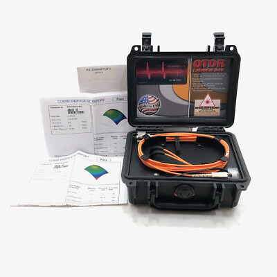 NEW FIS Fiber Optic OTDR Launch Box 500m SC/UPC-to-SC/UPC Connectors Multimode