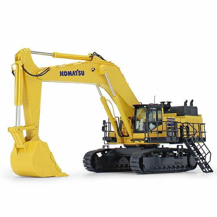 Komatsu PC1250-11 Mining Excavator with Bucket - Yellow NZG Komatsu PC1250-11 Mining Excavator with Bucket - Yellow NZG