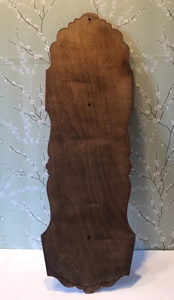 Vintage Wood Wall Message Board/Cork Board W/Key Holder - Image 4 of 4