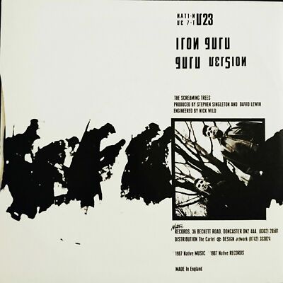 Screaming Trees - Iron Guru - 7'' Single - 1987 Vinyl In Excellent Condition