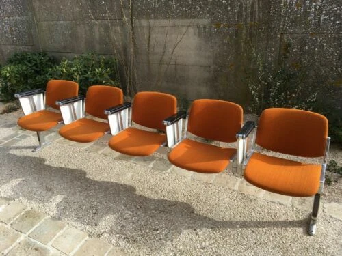 Chaises et fauteuils du XXe siècle oranges design du xxème