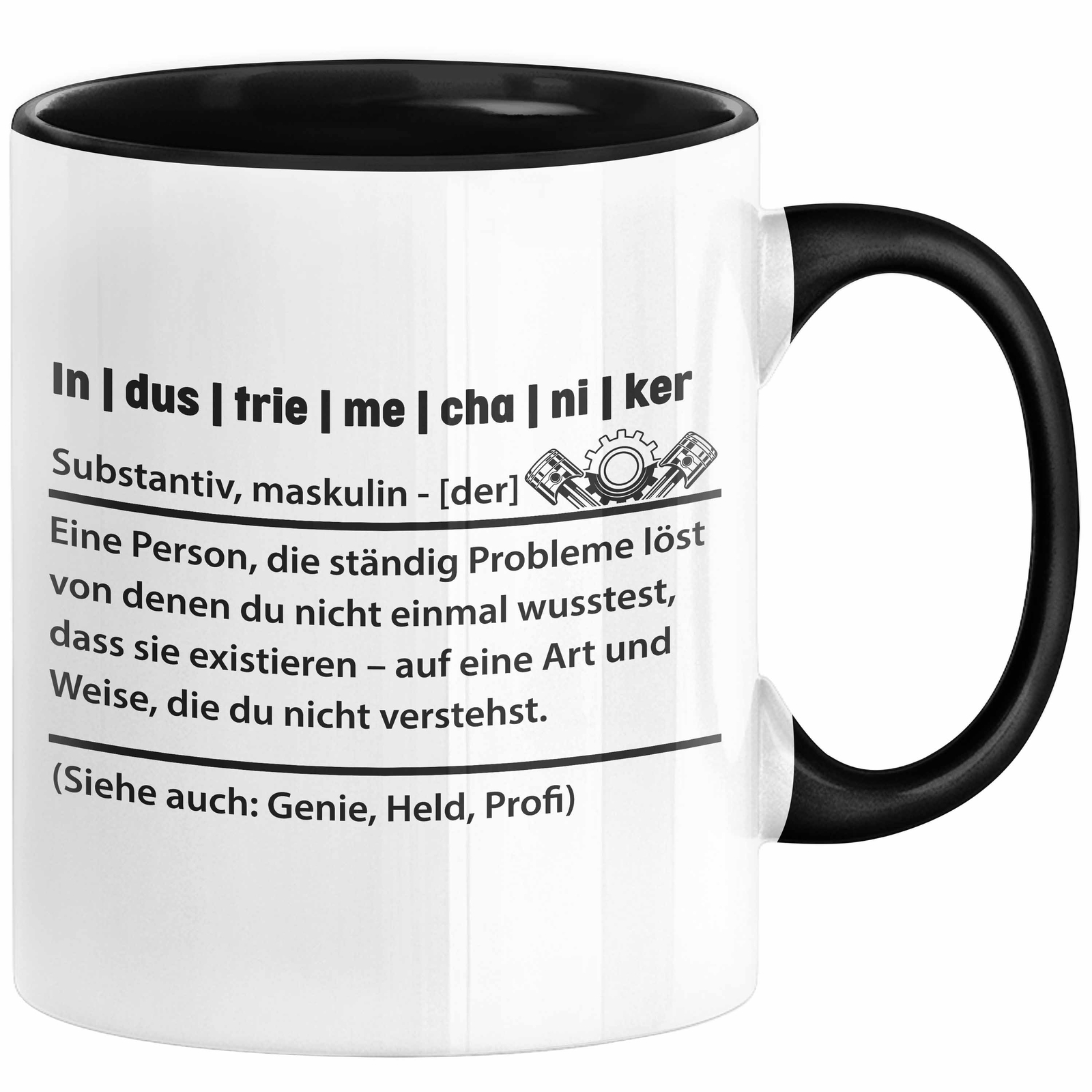 Industriemechaniker Geschenk Tasse Spruch Männer Definition Lustige Geschenkidee