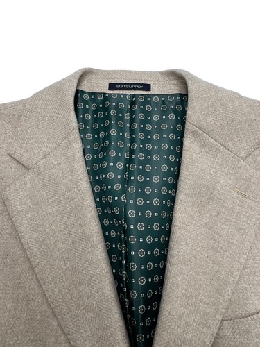 SUITSUPPLY Vicenza Herren Wolle Kaschmir Mantel Jacke Overcoat Gr. 58; UK:48R - Bild 5 von 11