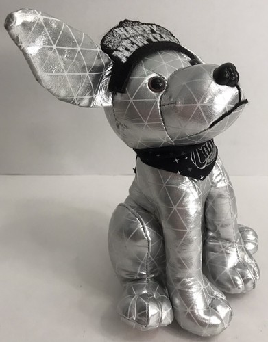 Raising Canes Happy New Year Dog Plush Silver 8 Inch 2023 Stuffed Toy *Read* - Picture 7 of 12