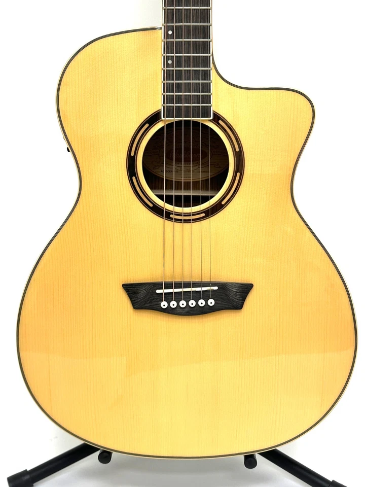 Washburn Apprentice Electric Acoustic Guitar Hardcase Included AG70CEK-A-U - Image 2 of 4