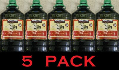 5x Kirkland Signature EVOO SPANISH Extra Virgin Olive Oil 101.44oz