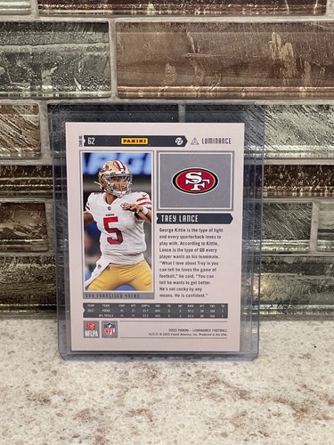 TREY LANCE ~ 2022 Panini Luminance #62 Blue Parallel 068/149 PWE - Picture 2 of 3
