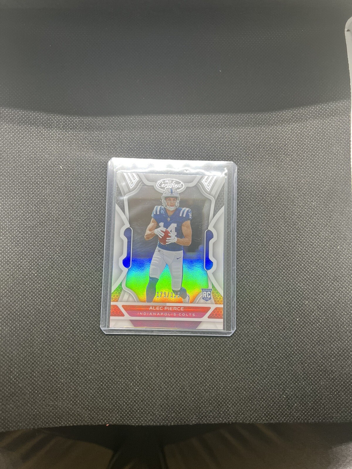 ALEC PIERCE 2022 CERTIFIED FOOTBALL ROOKIE MIRROR /325 INDIANAPOLIS COLTS