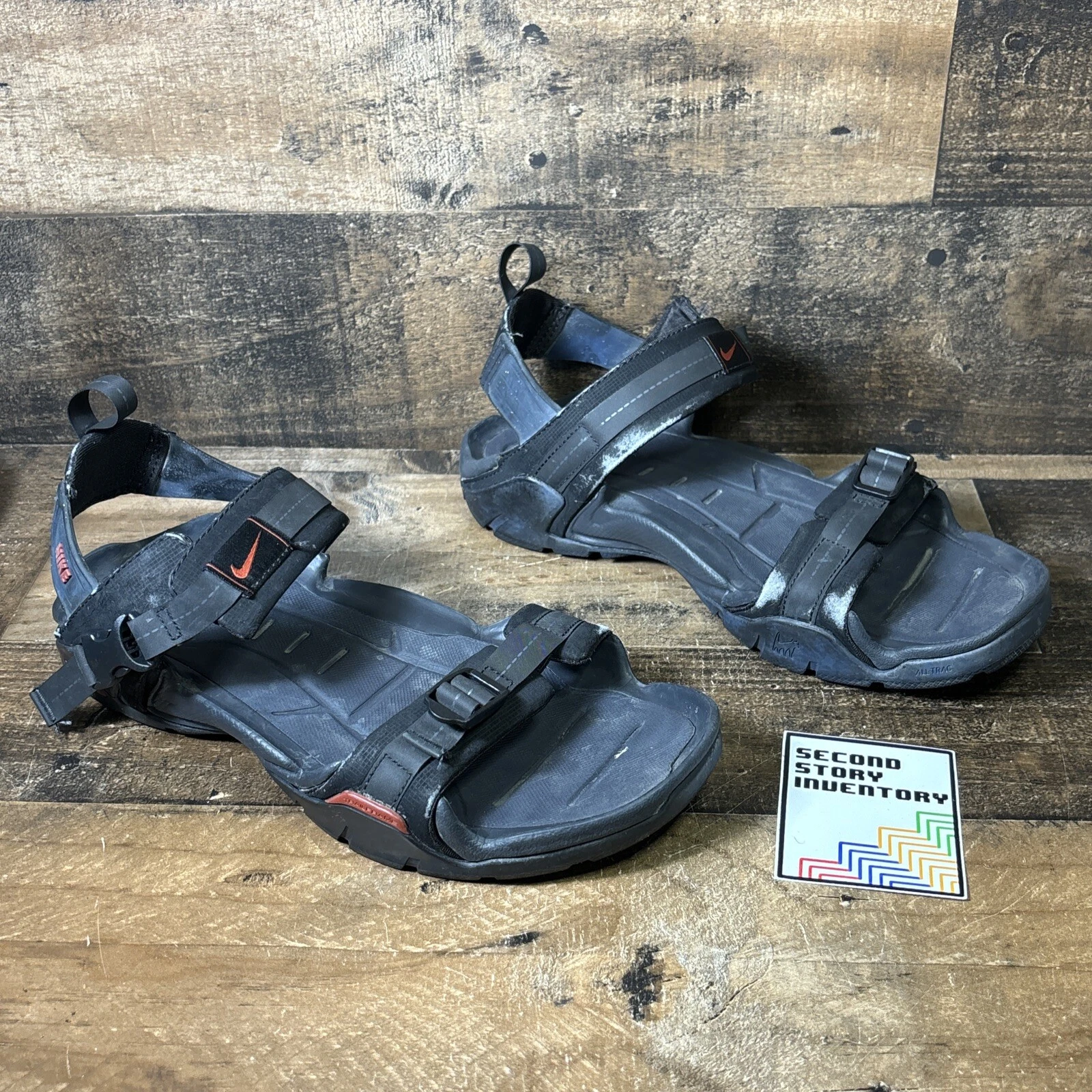 Sandali sportivi Nike ACG Straprunner VII All Trac Anfibious neri da trekking uomo 9