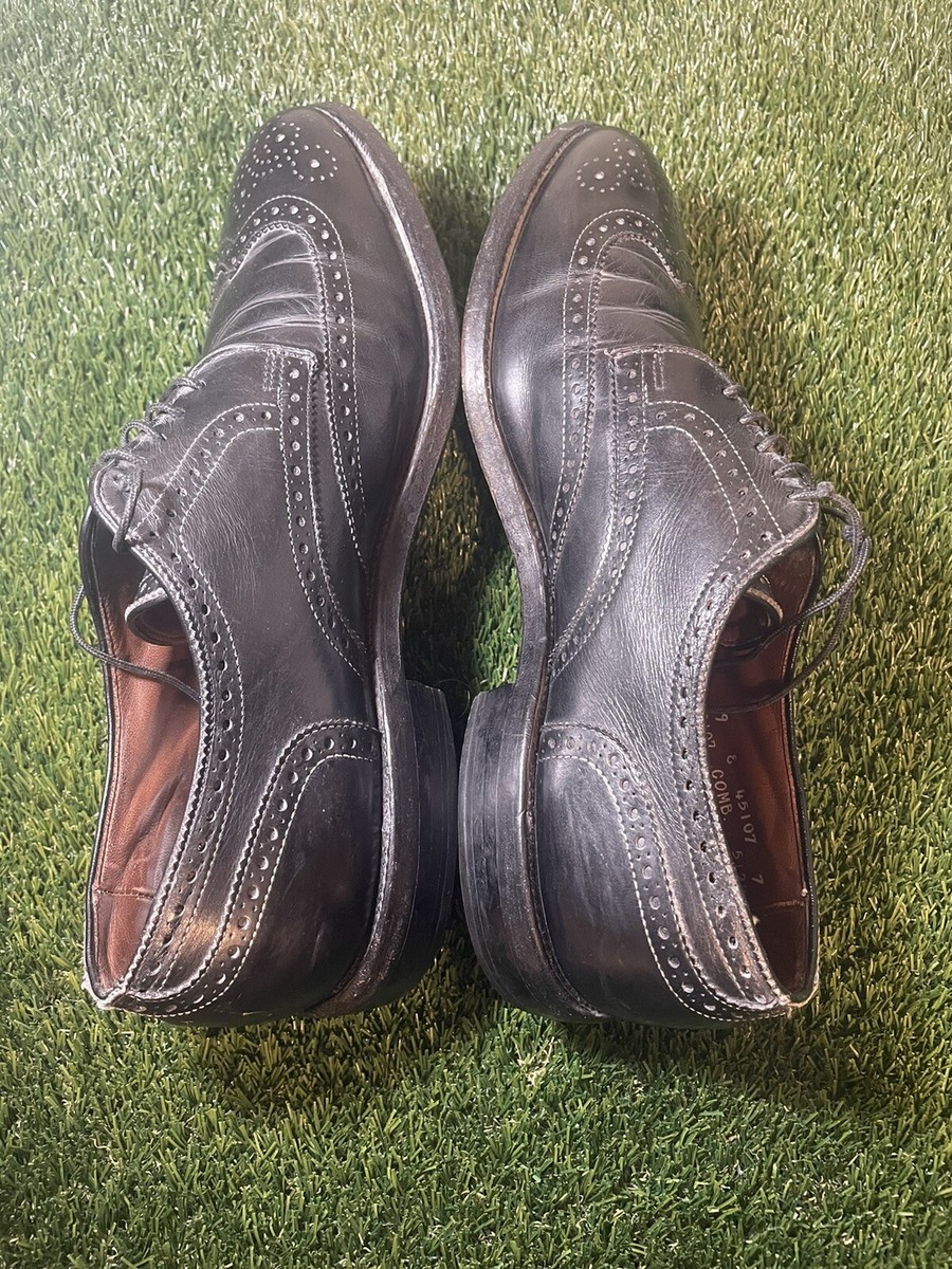 靴 Allen Edmonds Concord made in USA ALLEN EDMONDS Concord 5107 Wingtip Brogue Oxfords Black