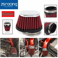 60mm Motorcycle High Flow Air Filter For Motocross Scooter Air Pods Cleaner