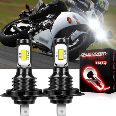 H7 LED Headlight Bulbs Kit For Suzuki GSXR600 2004 2005 2006 2007 CSP White H7 LED Headlight Bulbs Kit For Suzuki GSXR600 2004 2005 2006 2007 CSP White