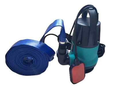 2 Clip Per Tubo +5M X 25mm BLU MANICHETTA TUBO ACQUA POMPA - Foto 9