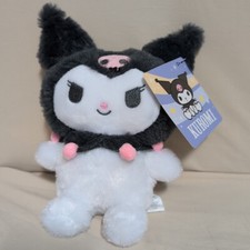 Official Kuromi Sanrio genuine licensed plush toy 20cm Black Classic Small