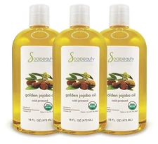 Jojoba Oil Golden USDA Certified Organic by Soapeauty