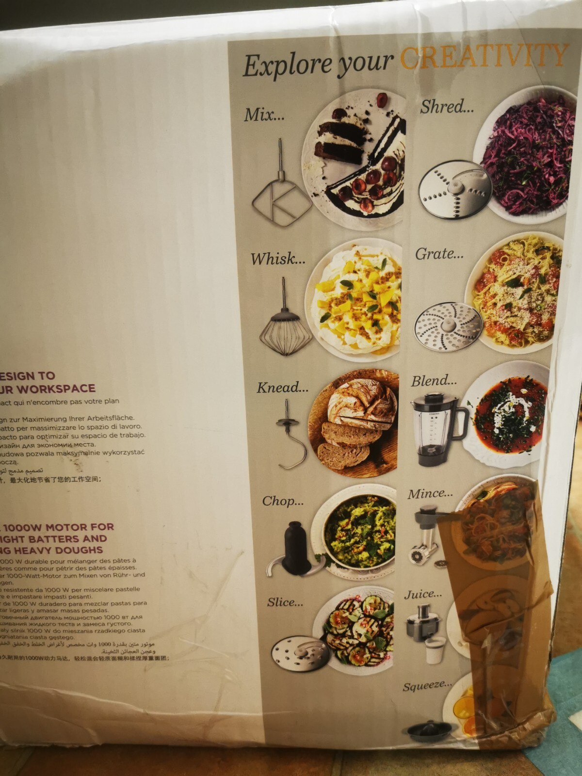 Kenwood Prospero KHC29.N0SI 6in1 compact Stand Mixer Kitchen Machine