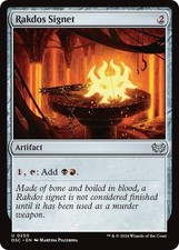 Rakdos Signet MTG Commander: Duskmourn: House of Horror 250 U NM