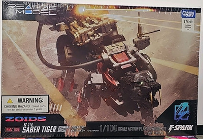 Takara Tomy Zoids RMZ-006 Saber Tiger Schwarz Special 1/100 Model Kit