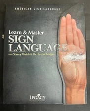 Learn & Master Sign Language /  Webb & Bridges 2014 - 25 DVDS + Lesson Book