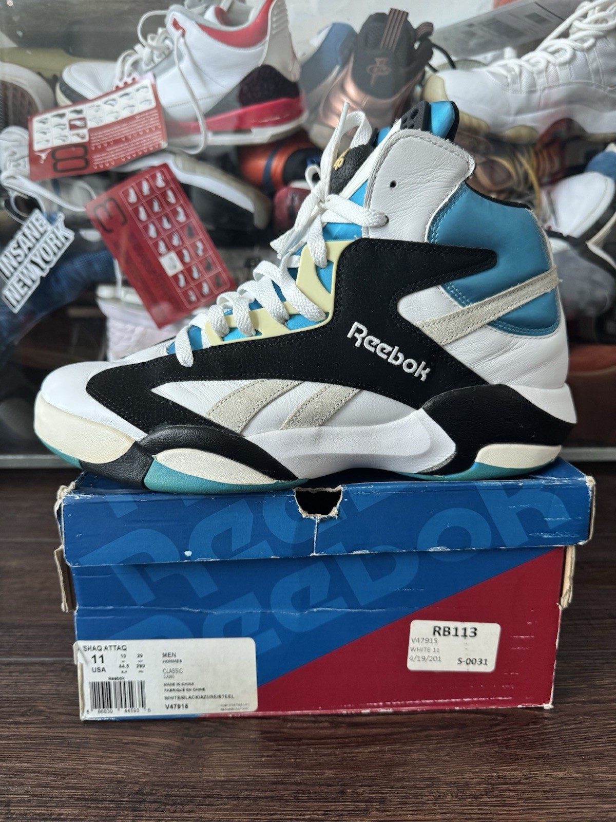 Gently Used Size 11 - Reebok Shaq Attaq 2013 Orlando Magic (V47915) OG BOX