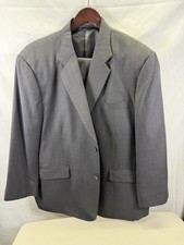 Pro Fashion 2 Piece Suit Mens 48S 43X24 Dark Gray Wool Tailor made in Singapore