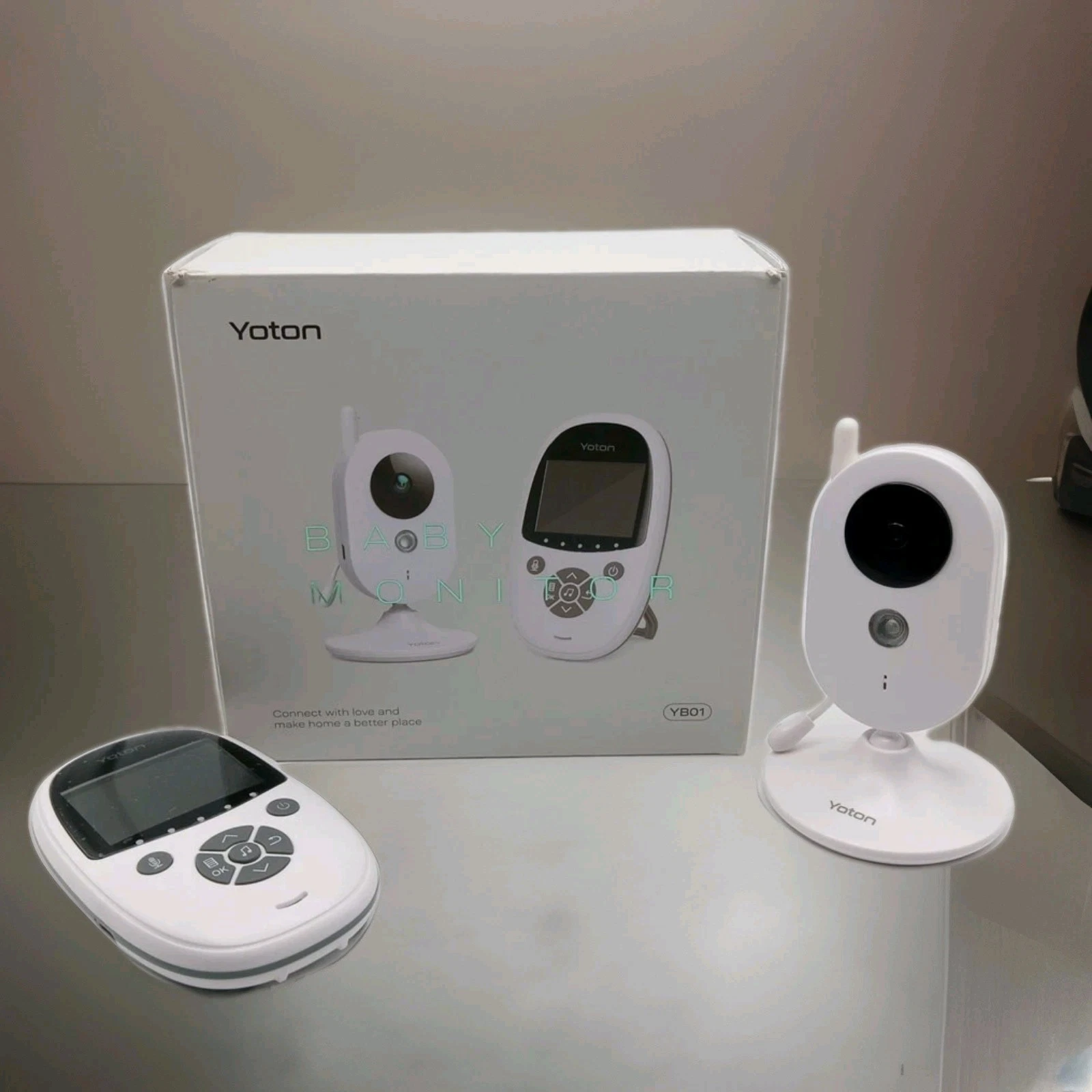 YOTON Baby Monitor with Camera and Audio - Portable S51B