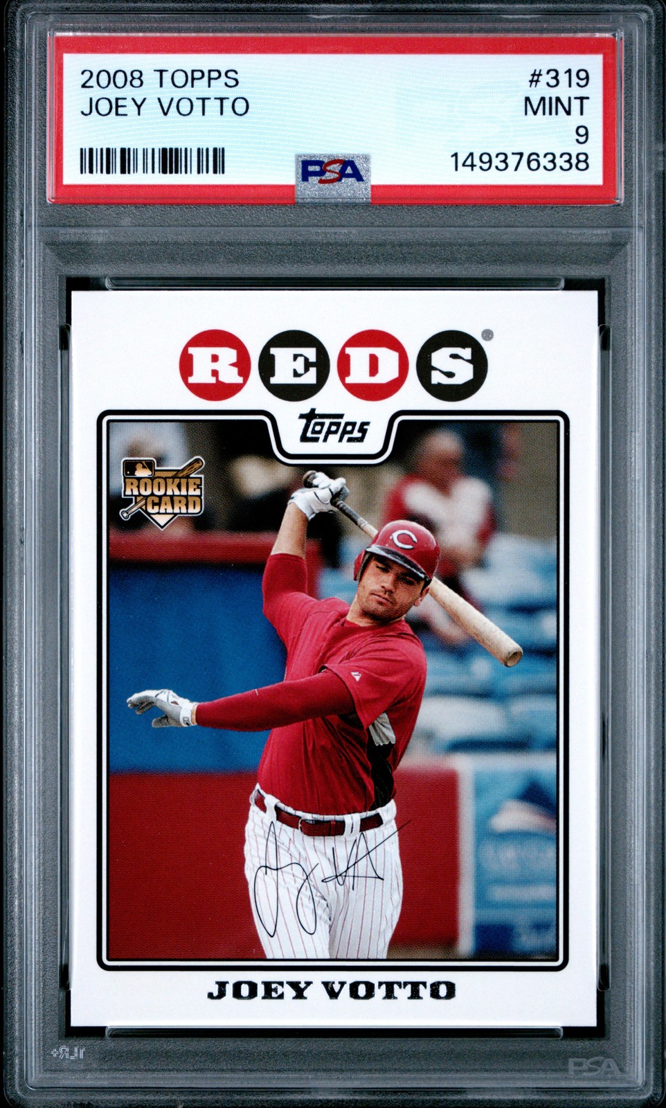 2008 TOPPS #319 JOEY VOTTO ROOKIE RC PSA 9