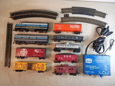 Vintage Life-Like HO Cannonball B&O Diesel Locomotive Freight Train Set Unused 