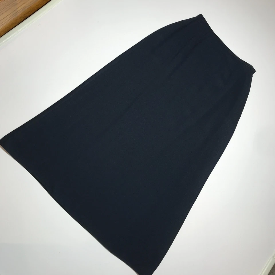 Falda Doncaster Mujer 6 Tejida Modesta Larga Columpio Línea A en Azul Premium Clásica Foto 2 de 4