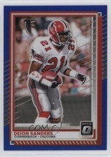 2025 Panini Donruss Optic Blue Prizm /249 Deion Sanders #16 HOF rw6