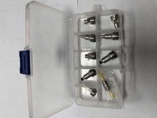 9 Exfo Fiber Optic Inspection / Scope Tips And Sc Reducer