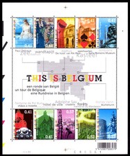 BELGIUM - 2003 THIS IS BELGIUM - SCOTT#1962 - MIN. SHEET MINT NH