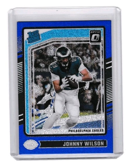 2024 Donruss Optic Blue Glitter Prizm SSP Johnny Wilson RC 256