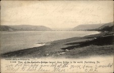 Harrisburg Pennsylvania ~ Rockville Stone Bridge ~ UDB postcard mailed 1905