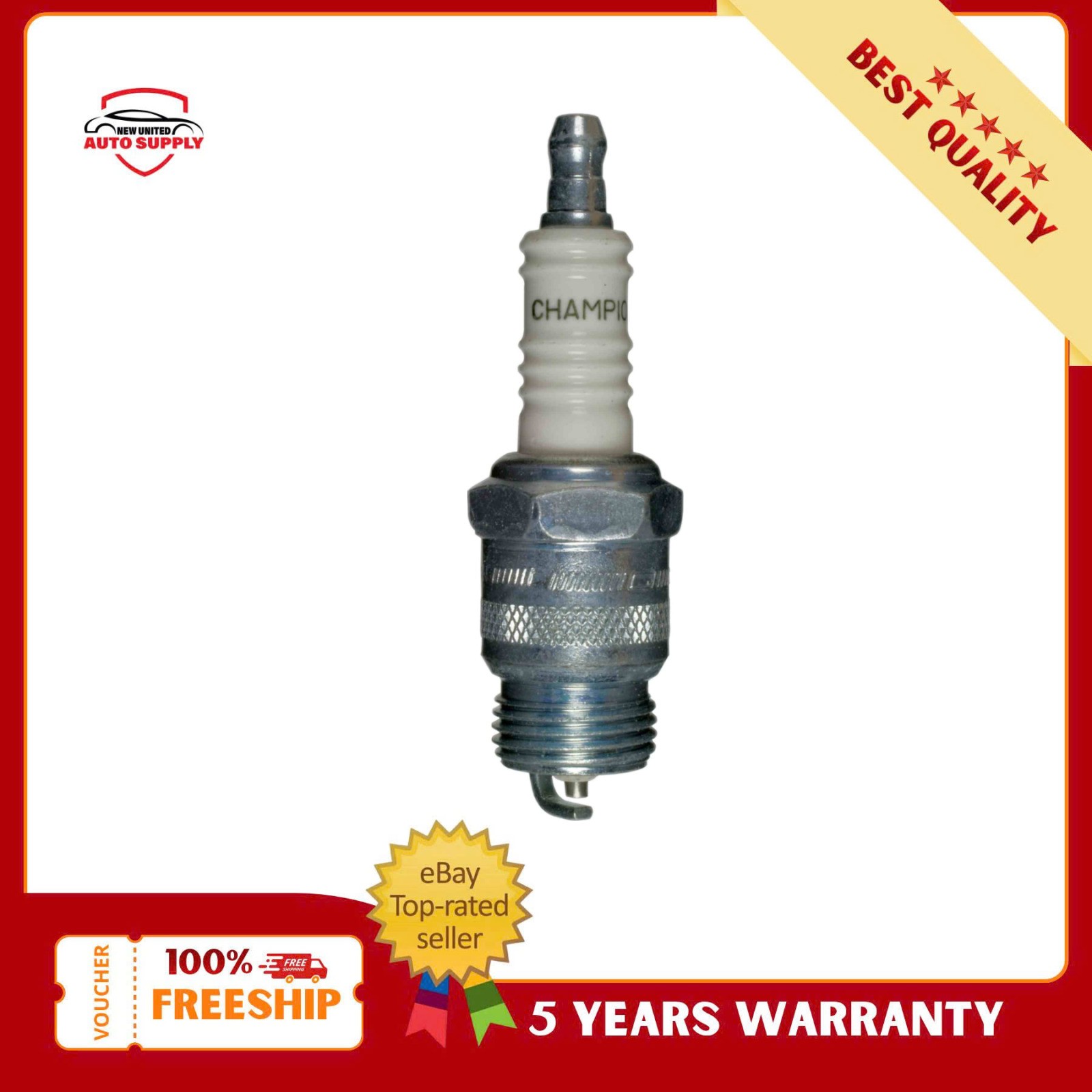 CHAMPION 22 RF11YC Spark Plug 18mm Thread 11 Heat Range fits Ford Mustang Pinto