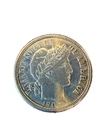 1906 BARBER DIME -  AU+/UNC, NGC - CLEANED, NOT ENCAPSULATED