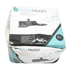 Dura Faucet Designer Style Contemporary Matte Black RV Faucet DF-SA100LH-MB