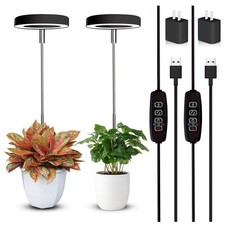 Grow Lights for Indoor Plants Small Potted - Full Spectrum, Auto 3/9/12H Time...