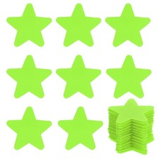 1.57" Carpet Spot Markers, 40 Pcs Star Floor Dots Markers, Green