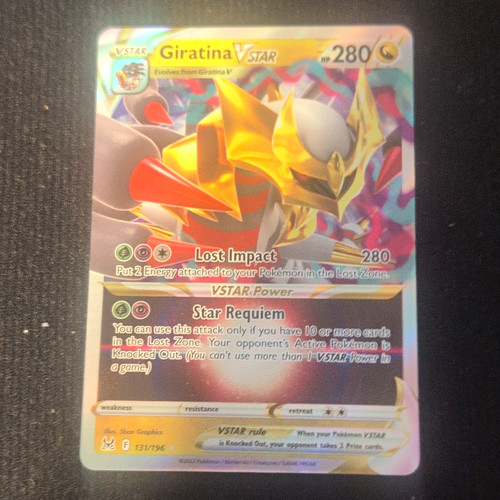 The Pokemon Company Giratina VSTAR 131/196 Lost Origin Ultra Rare Holo 280 HP