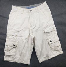 Plugg Cargo Shorts Mens 29 White Utility Military Army Skate Outdoor Y2K