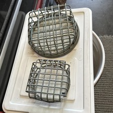 Vintage Dazey Flower Holder Metal Flower Frog large 7  Round Floral Cage