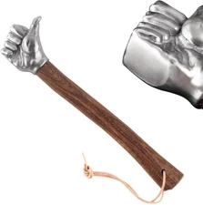 Hammer Fist, 2.1 Lbs Stainless Steel Hammer with Solid Wood Handle for Outdoor C