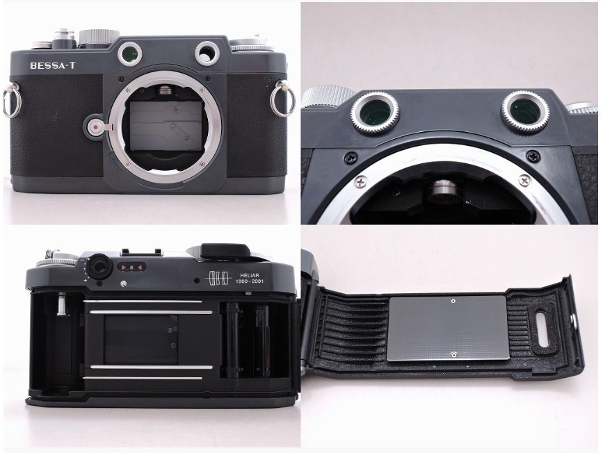 Near Mint Voigtlander BESSA-T Heliar 101 Gray Rangefinder Film Camera from Japan