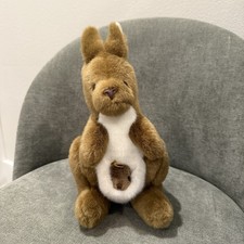 Aussie Bush Toys Plush Kangaroo Mama With Baby Joey Stuffed Animal Australia