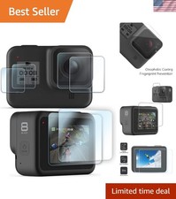 Enhance Your GoPro Hero 8 with 6PCS 9H Hardness Tempered Glass Screen Protectors
